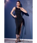 VESTIDO Y TANGA CR-4441 NEGRO