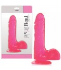 REAL RAPTURE FIRE PASSION DILDO 8'' PINK