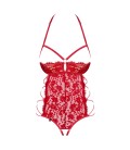 OBSESSIVE REDIOSA CROTCHLESS TEDDY RED