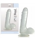 DILDO REAL RAPTURE FIRE PASSION 8'' TRANSPARENTE