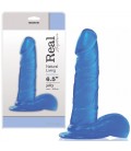 REAL RAPTURE EARTH FLAVOUR DILDO 6.5'' BLUE