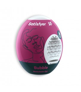 MASTURBADOR MASTURBATOR EGG BUBBLE SATISFYER