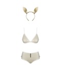 QUEEN SIZE OBSESSIVE NEO GOLDES RABBIT COSTUME YELLOW