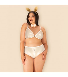 QUEEN SIZE OBSESSIVE NEO GOLDES RABBIT COSTUME YELLOW