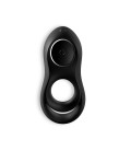 SATISFYER LEGENDARY DUO VIBRATING RING BLACK