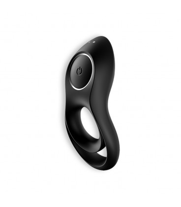 SATISFYER LEGENDARY DUO VIBRATING RING BLACK