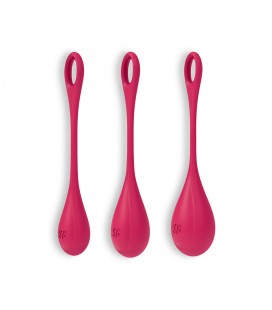 SATISFYER YONI POWER 1 3-PCS SET RED