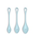 CONJUNTO DE 3 BOLAS KEGEL YONI POWER 2 SATISFYER AZULES