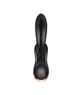 VIBRADOR DOUBLE FLEX COM APP SATISFYER PRETO