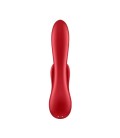 VIBRADOR DOUBLE FLEX CON APP SATISFYER ROJO