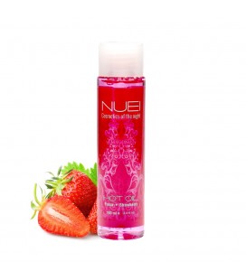 NUEI HOT OIL STRAWBERRY WARMING EFFECT MASSAGE OIL 100ML