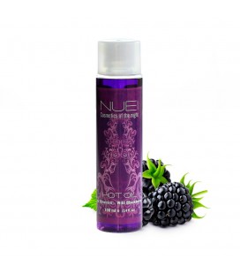 NUEI HOT OIL WILD BLACKBERRY WARMING EFFECT MASSAGE OIL 100ML