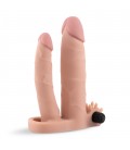 FUNDA REALISTA PARA PENE CON DILDO EXTRA GENERAL DICKOBI CRUSHIOUS