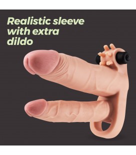 FUNDA REALISTA PARA PENE CON DILDO EXTRA GENERAL DICKOBI CRUSHIOUS