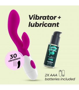 CRUSHIOUS CHERIE RABBIT VIBRATOR WITH WATERBASED LUBRICANT INCLUDED