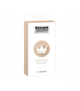 PRESERVATIVOS SECURA KONDOME ORIGINAL 12 UNIDADES