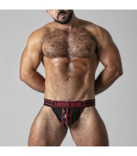 LOCKER GEAR MASSIVE RUDE JOCKSTRAP RED