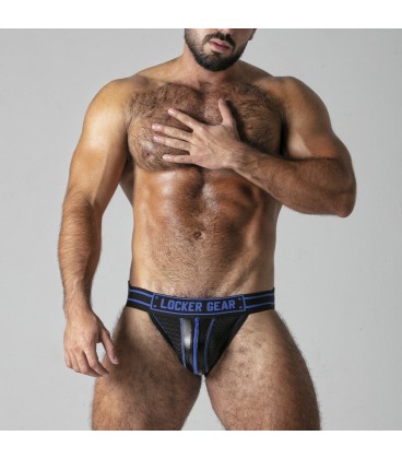 LOCKER GEAR MASSIVE RUDE JOCKSTRAP BLUE