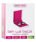 BOLAS VAGINAIS BEN WA BALLS MEDIUM WEIGHT PRATEADAS 