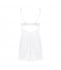 OBSESSIVE AMOR BLANCO CHEMISE AND THONG WHITE