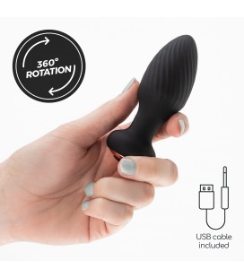 CRUSHIOUS TWISTER ROTATING ANAL PLUG WITH REMOTE CONTROL