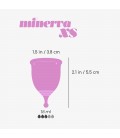 COPA MENSTRUAL MINERVA XS CON BOLSA Y LIMPIADOR DE JUGUETES 150 ML CRUSHIOUS