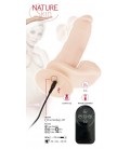 NATURE SKIN BENDABLE RC REALISTIC VIBRATOR WITH WIRELESS REMOTE CONTROL