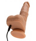 VIBRADOR REALISTA COM VAI-VEM E COMANDO SEM FIOS NATURAL THRUSTING VIBE YOU2TOYS