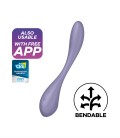 SATISFYER G-SPOT FLEX 5 CONNECT APP LILAC