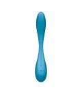VIBRADOR G-SPOT FLEX 5 CONNECT APP AZUL SATISFYER