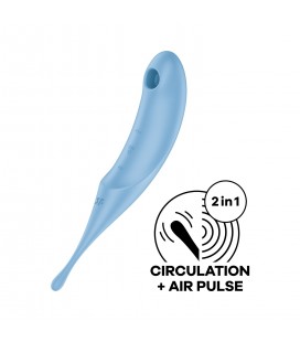 ESTIMULADOR TWIRLING PRO AZUL SATISFYER