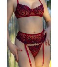 CONJUNTO CR-4607 VERMELHO CHILIROSE