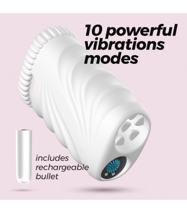 NAUTILUS TRAINING MASTURBATOR WITH REMOVABLE BULLET CRUSHIOUS