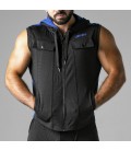 LOCKER GEAR LOOK AT HARDER HOODY VEST BLUE