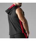 LOCKER GEAR LOOK AT HARDER HOODY VEST RED