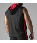 LOCKER GEAR LOOK AT HARDER HOODY VEST RED