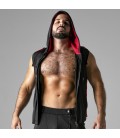 LOCKER GEAR LOOK AT HARDER HOODY VEST RED