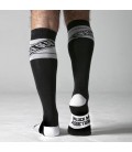 LOCKER GEAR KNEE HIGH SOCKS WHITE