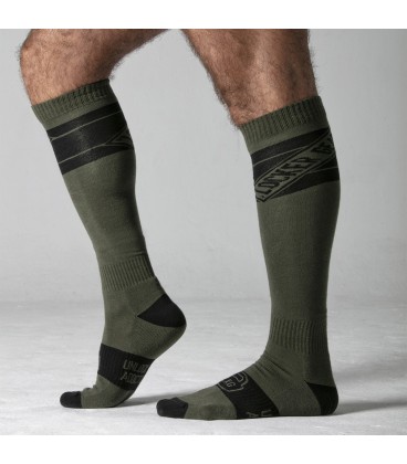 LOCKER GEAR KNEE HIGH SOCKS GREEN