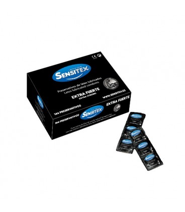 SENSITEX EXTRA STRONG NATURAL CONDOMS 144 UNITS