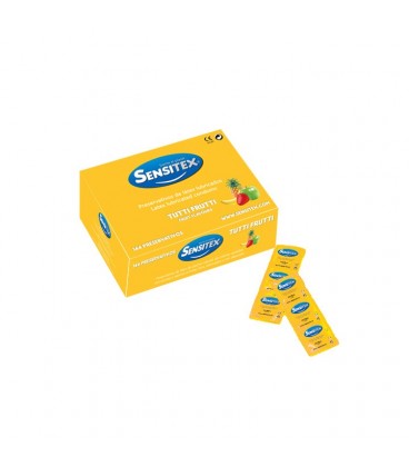 SENSITEX TUTTIFRUTTI CONDOMS 144 UNITS