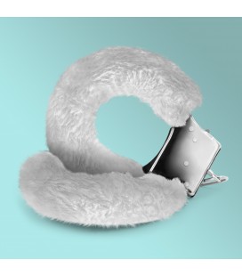 LOVE CUFFS FURRY HANDCUFFS CRUSHIOUS WHITE