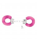 LOVE CUFFS FURRY HANDCUFFS CRUSHIOUS PINK