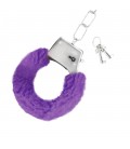 LOVE CUFFS FURRY HANDCUFFS CRUSHIOUS PURPLE