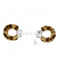 LOVE CUFFS FURRY HANDCUFFS CRUSHIOUS LEOPARD