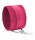 ALGEMAS DE VELCRO TOUGH LOVE COM CORRENTE DE 40CM EXTRA CRUSHIOUS ROSA