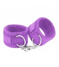 ALGEMAS DE VELCRO TOUGH LOVE COM CORRENTE DE 40CM EXTRA CRUSHIOUS ROXO