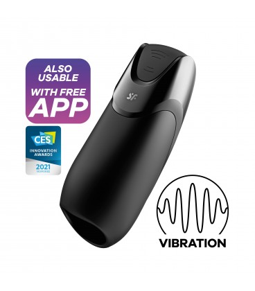 MASTURBADOR MEN VIBRATION + CON CONNECT APP SATISFYER