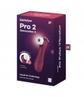 ESTIMULADOR PRO 2 GEN 3 SATISFYER VERMELHO TINTO