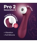 ESTIMULADOR PRO 2 GEN 3 SATISFYER VERMELHO TINTO